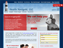 Tablet Screenshot of healthnavigaid.com